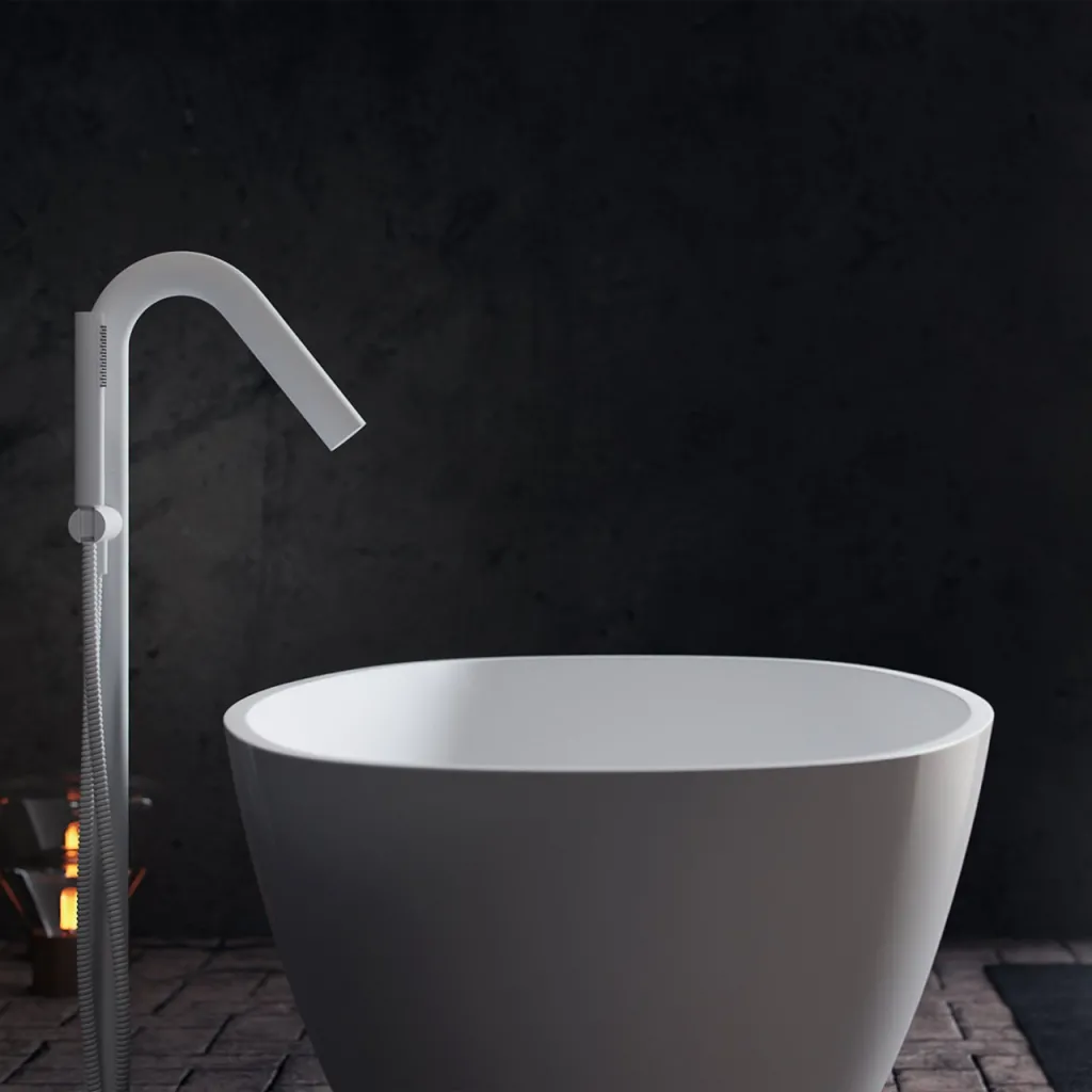 Pulcher® Mood 165 - Bathtub 165x78, Matt White SolidTec®