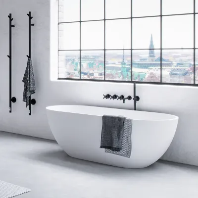 Pulcher® Mood 165 - Bathtub 165x78, Matt White SolidTec®