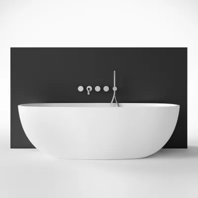 New Deep 170 - Bathtub 170x72, Solid Matte White SolidTec®