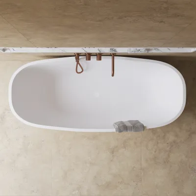New Deep 170 - Bathtub 170x72, Solid Matte White SolidTec®