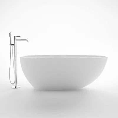 Boheme XL 150 - Bathtub 150x76, Solid Matt White SolidTec®