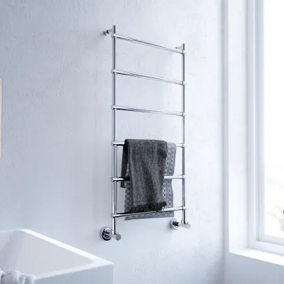 Vetro DeLuxe 442/6 - Water-borne Towel Rail, Chrome