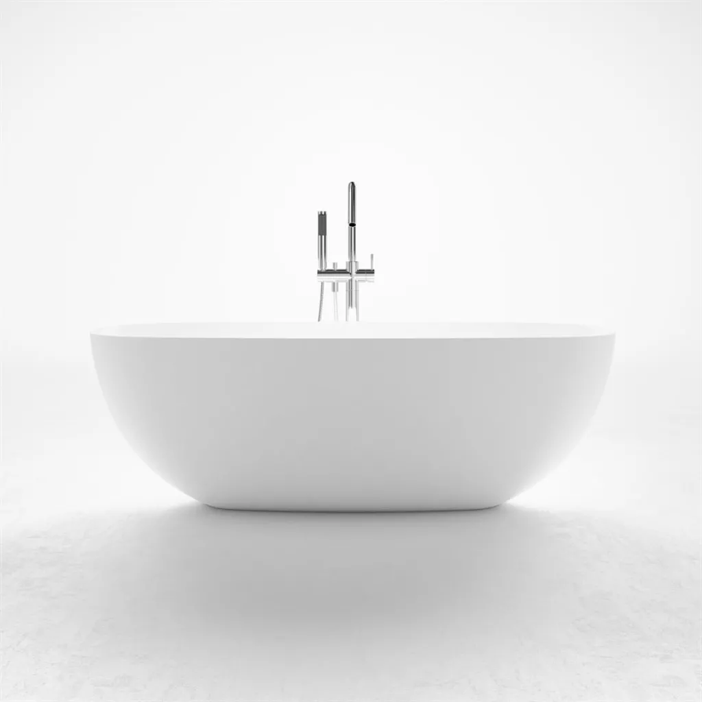 New Deep 162 - Bathtub 162x80, Solid Matt White SolidTec®