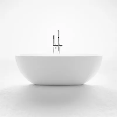 New Deep 162 - Bathtub 162x80, Solid Matt White SolidTec®