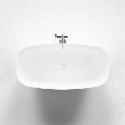 New Deep 162 - Bathtub 162x80, Solid Matt White SolidTec®