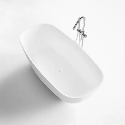 New Deep 162 - Bathtub 162x80, Solid Matt White SolidTec®