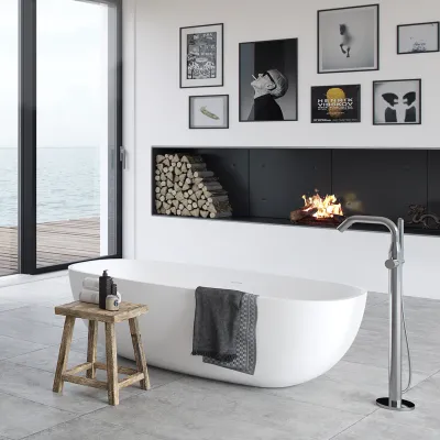 New Deep 162 - Bathtub 162x80, Solid Matt White SolidTec®