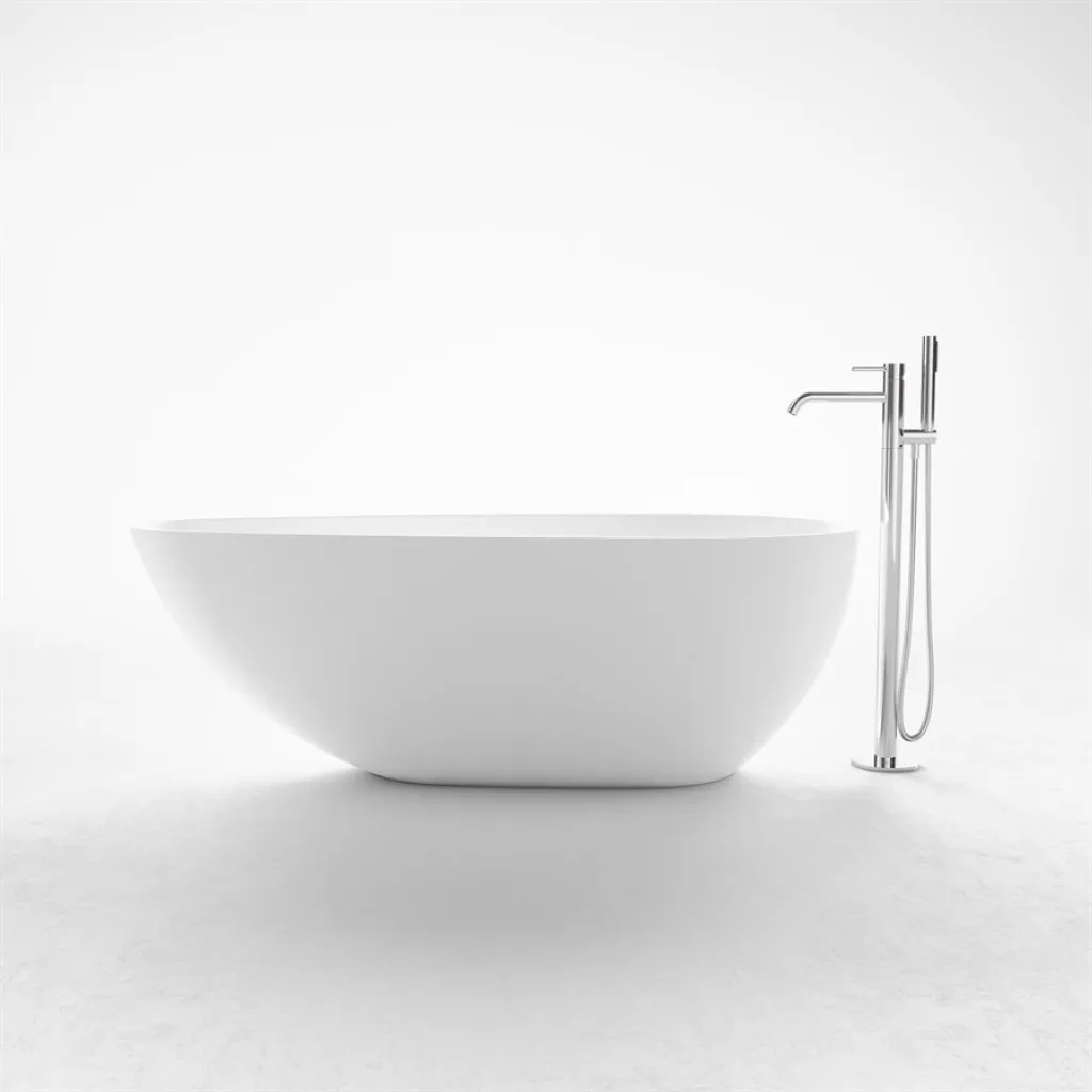 Boheme XL 160 - Bathtub 160x80, Solid Matt White SolidTec®