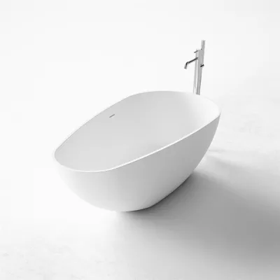 Boheme XL 160 - Bathtub 160x80, Solid Matt White SolidTec®
