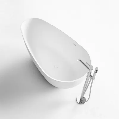 Boheme XL 160 - Bathtub 160x80, Solid Matt White SolidTec®