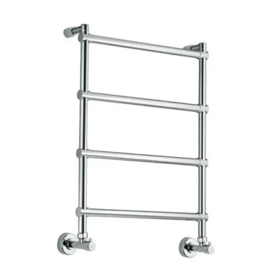 Vetro DeLuxe 442/4 - Water-borne Towel Warmer, Brushed Steel