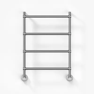 Vetro DeLuxe 442/4 - Water-borne Towel Warmer, Brushed Steel