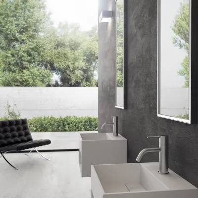 Boxo 33 - 33x33 Washbasin with storage, Mathvid SolidTec®
