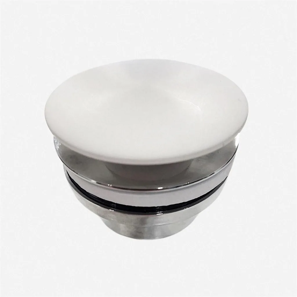 Pulcher PBV02 - Universal Clic Clac 5/4“ bottom valve, Matt White SolidTec® 