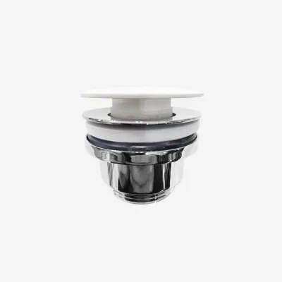 Pulcher PBV02 - Universal Clic Clac 5/4“ bottom valve, Matt White SolidTec® 