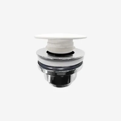 Pulcher PBV02 - Universal Clic Clac 5/4“ bottom valve, Matt White SolidTec® 