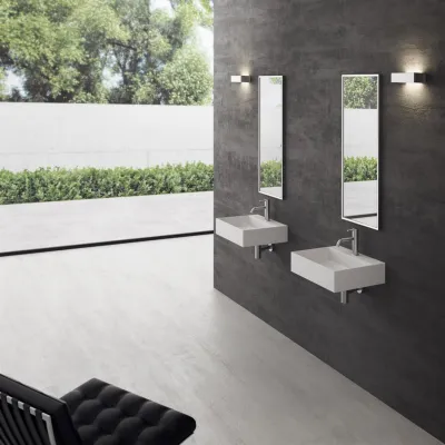 Kubo 50L - 50x40 Washbasin, Matt white SolidTec®
