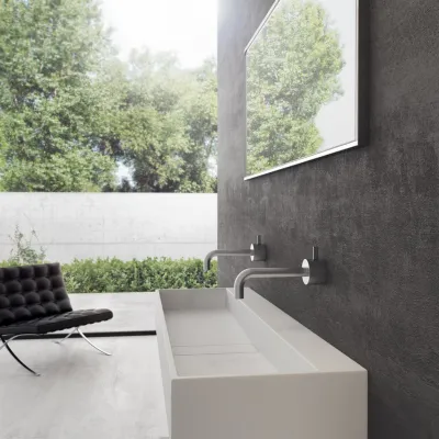 Contract 120 - 120x40 cm Washbasin, Matt White SolidTec®