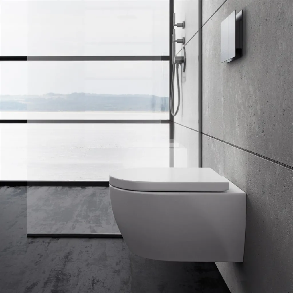Pulcher® Lounge L18 - 48.5 cm Easy-Clean coating, White