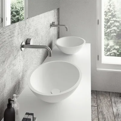 Spoon 52 - 52x38 Washbasin, Matt white SolidTec®