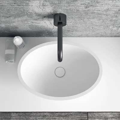 Cheese 50 - 50x35 cm Wash bowl, Matt white SolidTec®