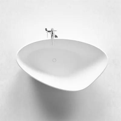 Spazio 192 - Bathtub 192x110, Solid Matt White SolidTec®