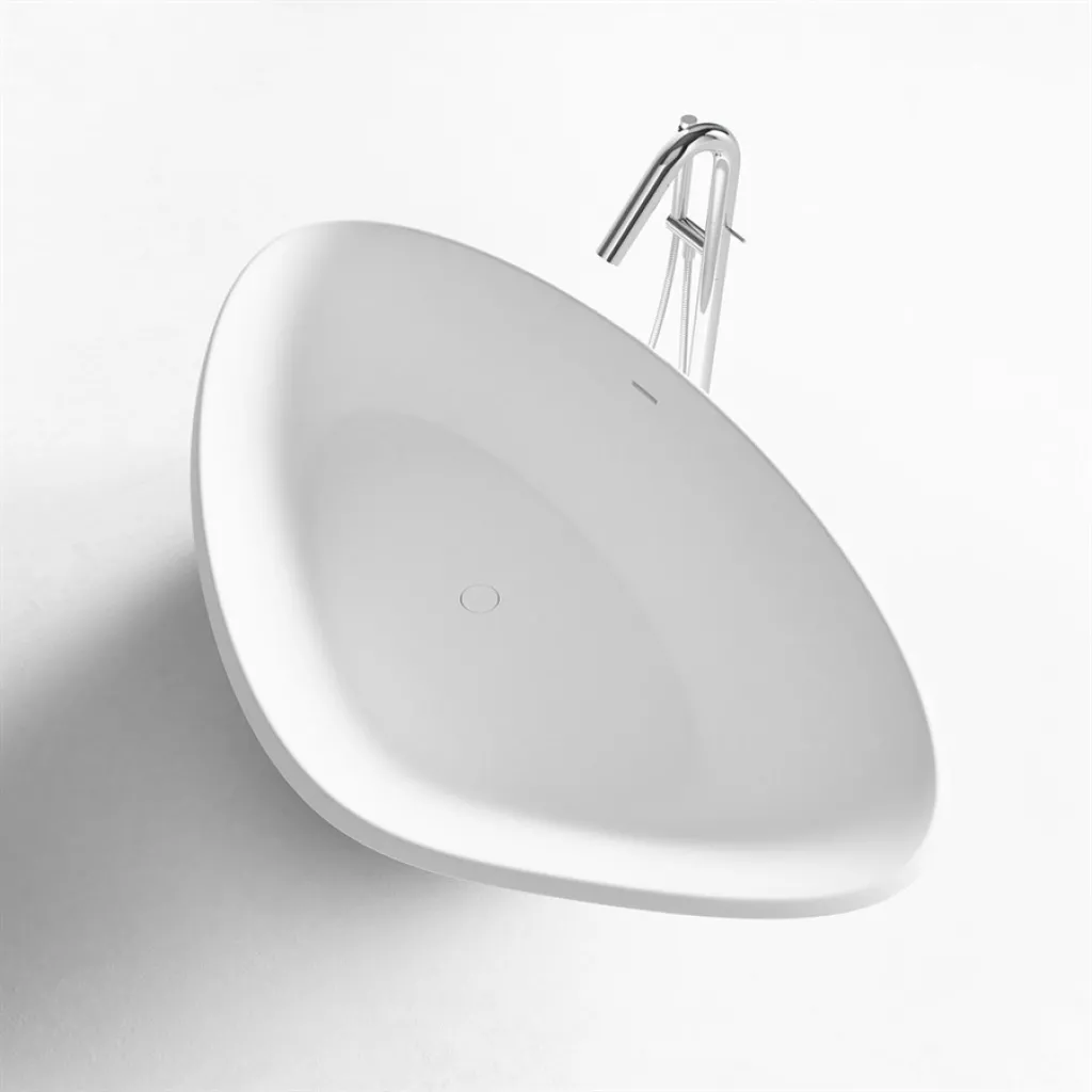 Spazio 192 - Bathtub 192x110, Solid Matt White SolidTec®