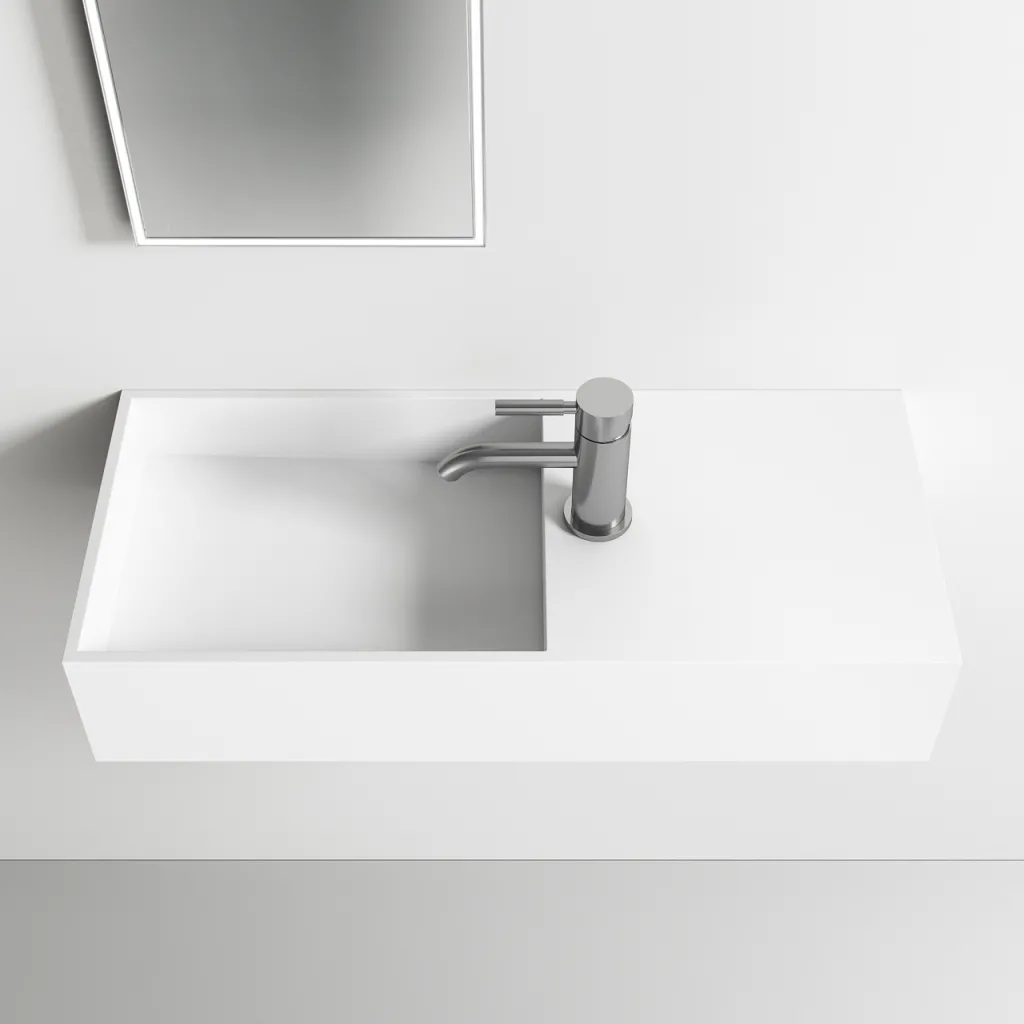 Kubo Inside 75L - 75x32,5 Massiv Matt Hvit SolidTec®