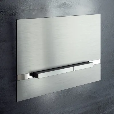 Pulcher Stripe Skylleplade - Brushed Stainless Steel