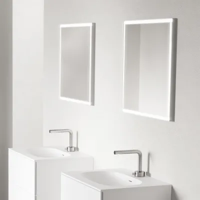 Kubic Light Dimmable 60x60 - LED Mirror w/color adjustment
