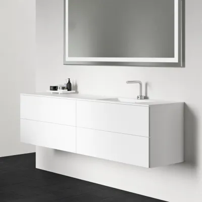 Block Soho 180R - Laundry cabinet 180x46, Matt white