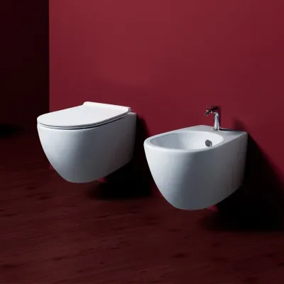 Vignoni VI18 Væghængt Toilet - Matte white