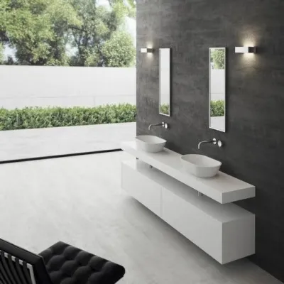 Mood One 55 - 55x32 Washbasin, Matt white SolidTec®
