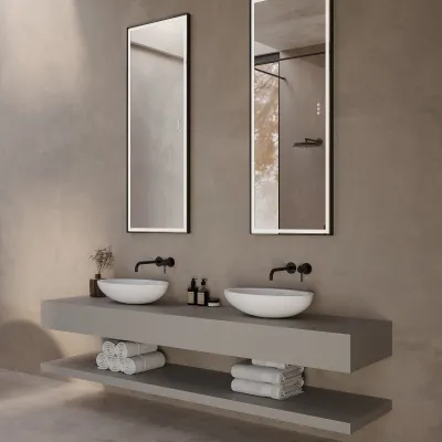 Spoon 60 - 60x40 cm Washbasin, Matt white SolidTec® 