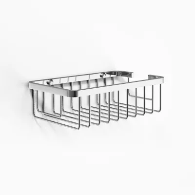 Working W39 - Shower basket, 21x12x6h, Chrome