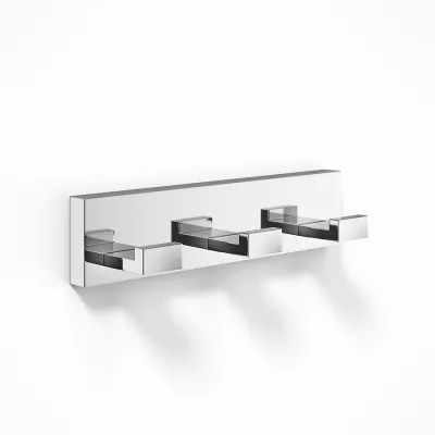 Mond M3 - Coat rack w/3 hooks, Chrome