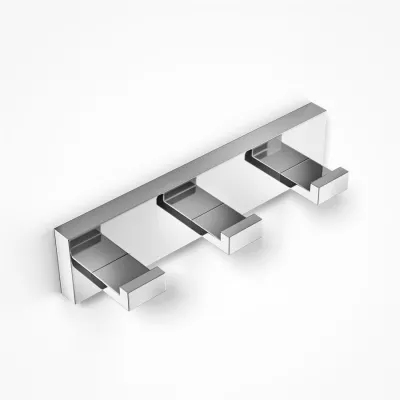 Mond M3 - Coat rack w/3 hooks, Chrome