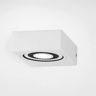 Brick 01 - LED Wall Lamp, 16x12.5x5h, IP20, White