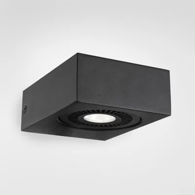 Brick 01 - LED Wall Lamp, 16x12.5x5h, IP20, Black