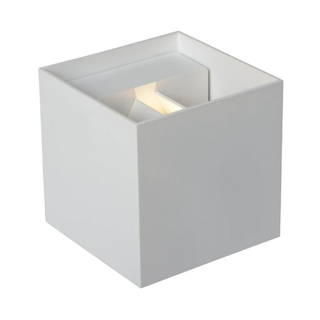 UP&DOWN - LED Wall Lamp, 100x100, IP 54, White