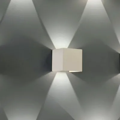 UP&DOWN - LED Wall Lamp, 100x100, IP 54, White