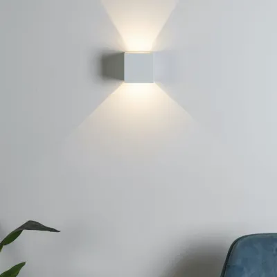 UP&DOWN - LED Wall Lamp, 100x100, IP 54, White
