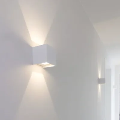 UP&DOWN - LED Wall Lamp, 100x100, IP 54, White