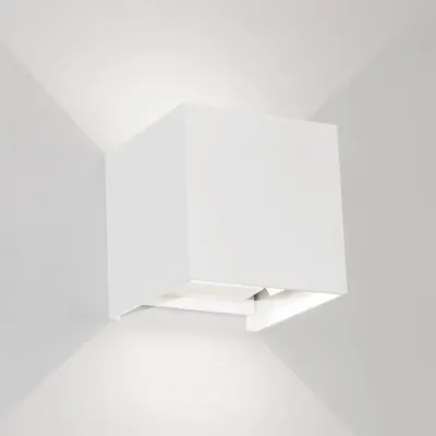 UP&DOWN - LED Wall Lamp, 100x100, IP 54, White