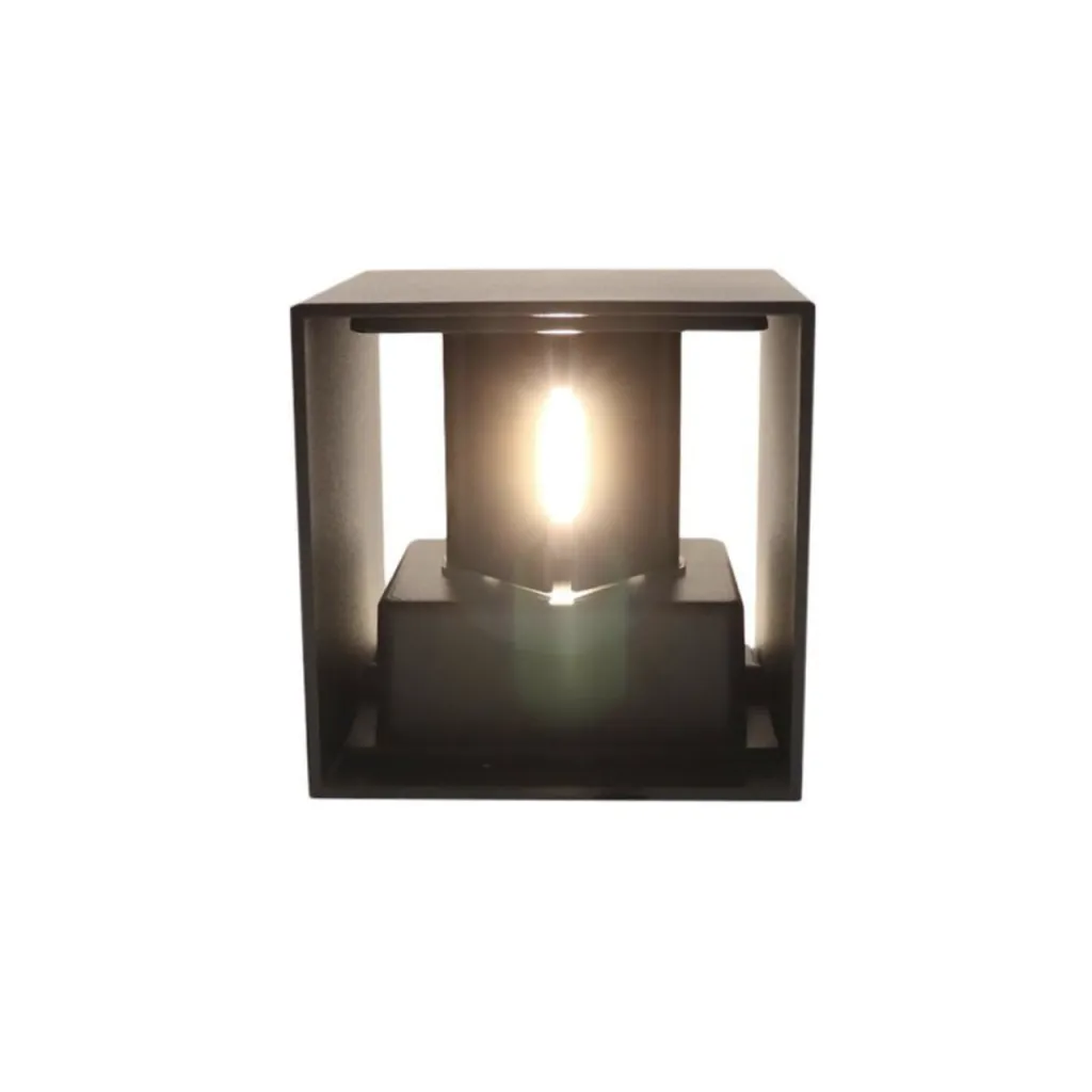 UP&DOWN - LED Wall Lamp, 100x100, IP 54, Black
