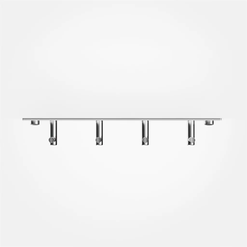 Meta M4 - Rack w/ 4 hooks, Chrome
