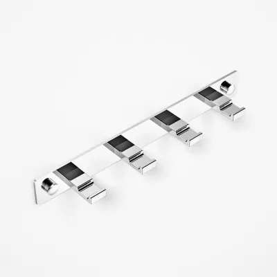 Nova N4 - Row w/ 4 hooks, Chrome