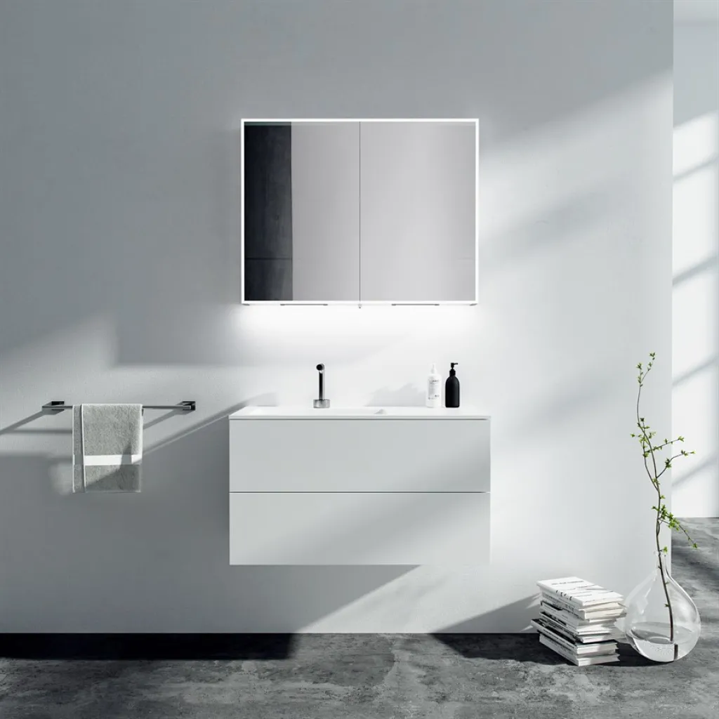 Copenhagen Chic CC90 - 90x70h cm Mirror cabinet with LED