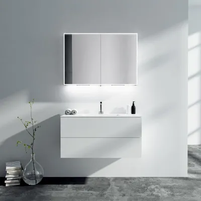 Copenhagen Chic CC100 - 100x70h cm Mirror cabinet with LED