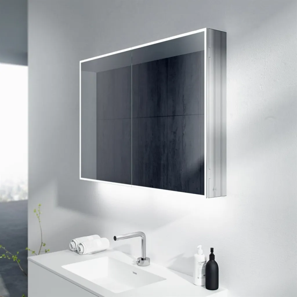 Copenhagen Chic CC100 - 100x70h cm Mirror cabinet with LED